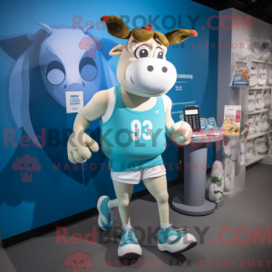 Cyan Beef Stroganoff mascot...