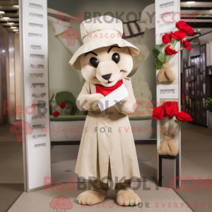 Costume mascotte de lettre...