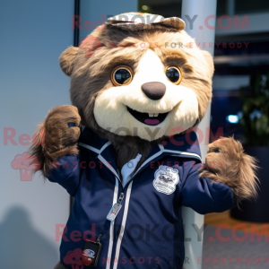 Disfraz de mascota Navy...