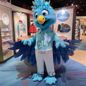 Costume de mascotte de paon...