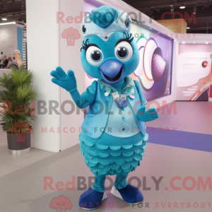 Sky Blue Peacock...