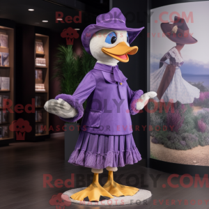 Purple Gosling mascot...