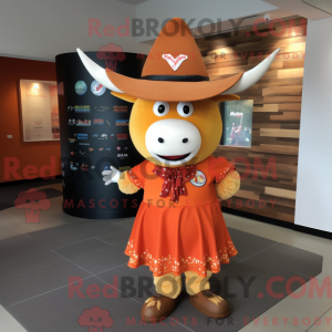 Rust Zebu-maskotdraktfigur...