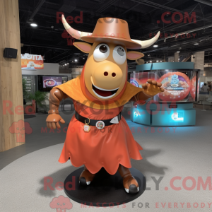 Rust Zebu-mascottekostuum...