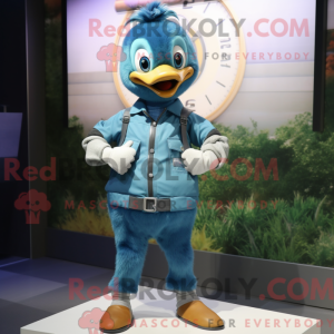 Blue Gosling mascotte...