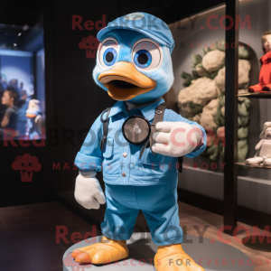 Blue Gosling mascotte...