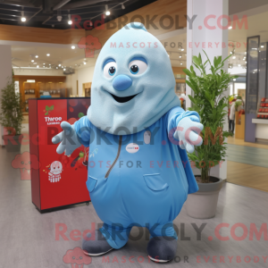 Sky Blue Plum mascot...