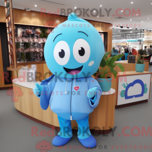 Sky Blue Plum mascot...