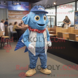 Blauwe Fish And Chips...