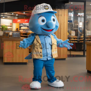 Postava maskota Blue Fish...