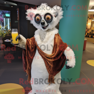 Krem Lemur maskot...