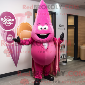 Pink Onion maskot kostume...