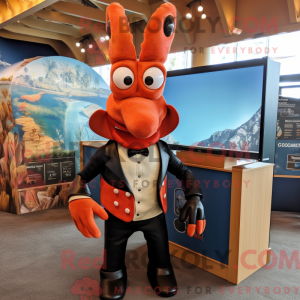 Rust Lobster mascot costume...