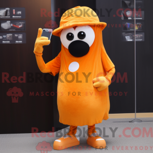 Postava maskota Orange...