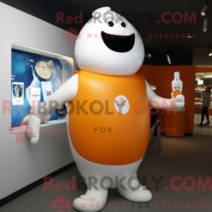 Orange Bottle Of Milk...