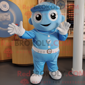 Máscara Gyro Sky Blue com...