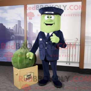 Navy Selleri maskot kostume...