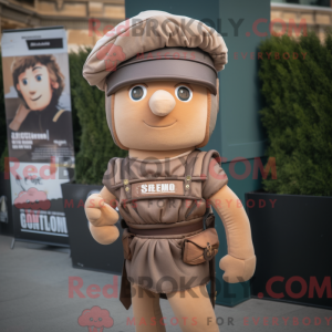 Tan romersk soldat maskot...