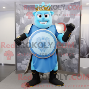 Sky Blue Celtic Shield...