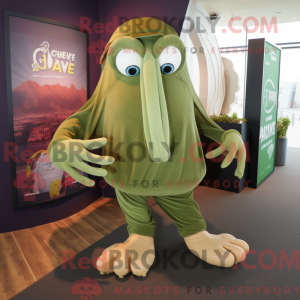 Costume mascotte d Olive...