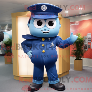 Navy anheng maskot kostyme...