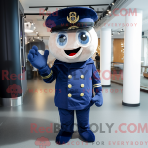 Navy Pendant mascot costume...