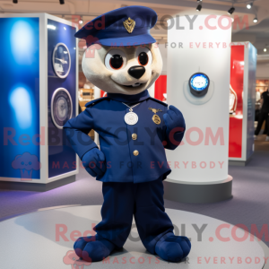 Navy Pendant mascot costume...