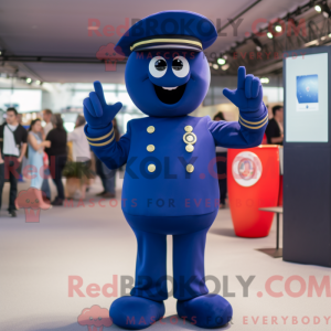 Navy Pendant mascot costume...