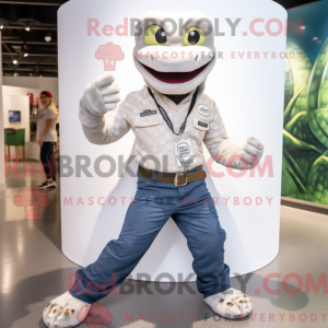 White Anaconda mascot...