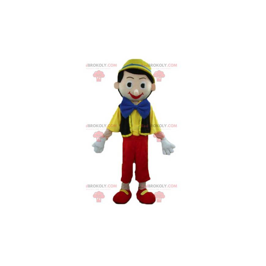 Mascotte de Pinocchio célèbre personnage de dessin animé -