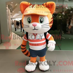 Peach Cat-maskotdraktfigur...