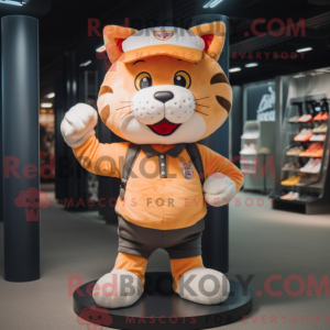 Peach Cat-maskotdraktfigur...