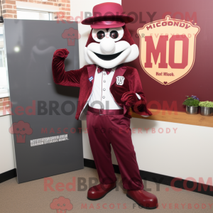Personaggio mascotte Maroon...