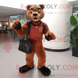 Rust Panther maskot kostume...