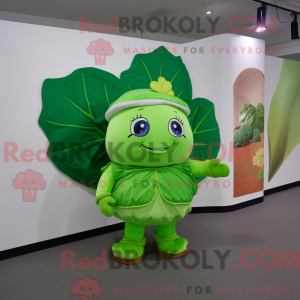 Lime Green Coubage Leaf...