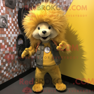 Gold Porcupine mascarado...