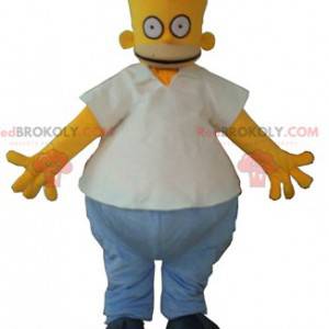 Homer Simpson mascote famoso personagem de desenho animado -