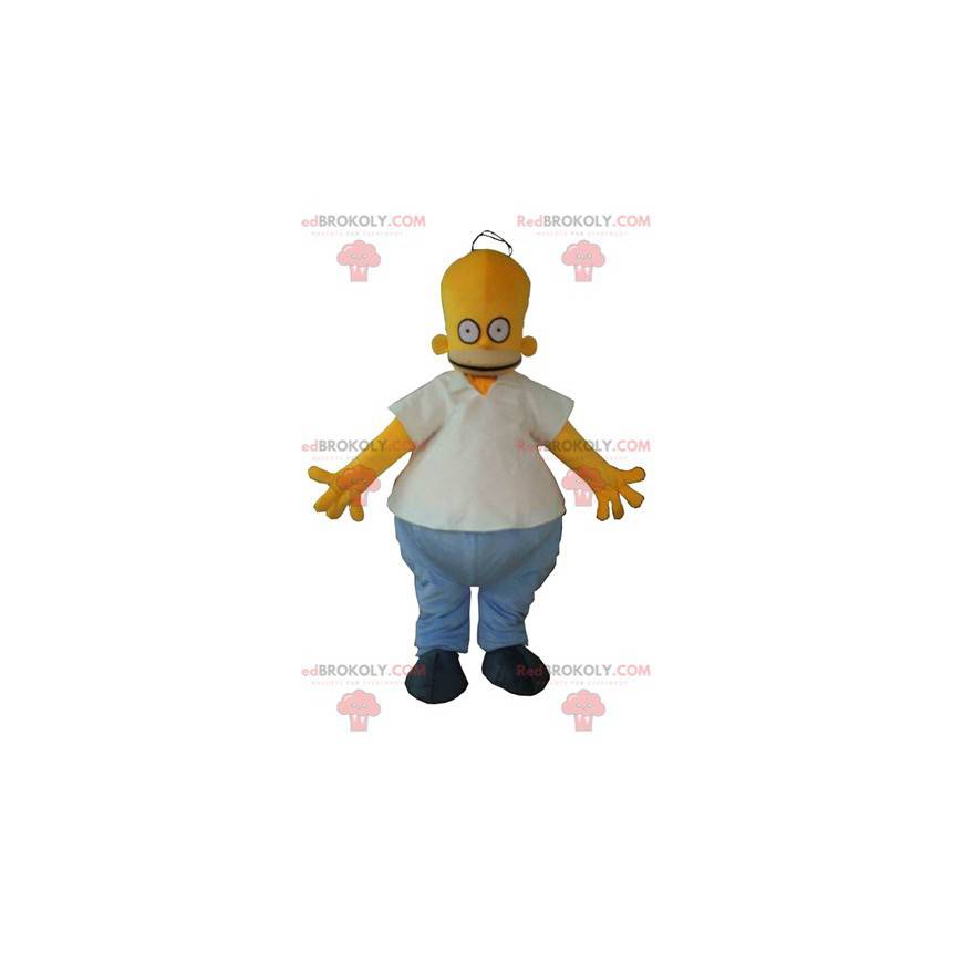 Homer Simpson mascotte famoso personaggio dei cartoni animati -