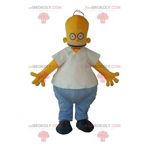 Homer Simpson mascotte famoso personaggio dei cartoni animati -