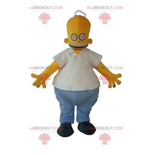 Mascotte de Homer Simpson célèbre personnage de dessin animé -