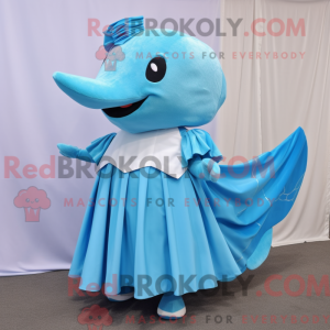Costume mascotte de baleine...
