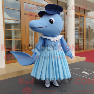 Costume mascotte de baleine...
