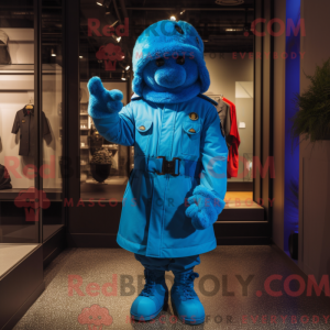 Mascotte de Soldat bleu...