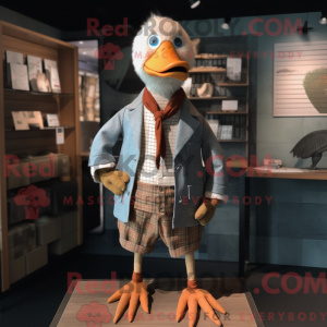 Rust Goose maskot kostume...