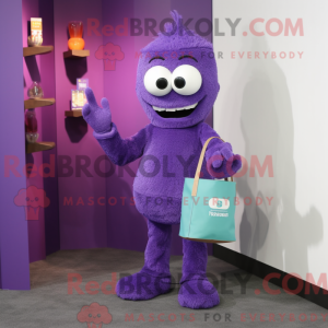 Purple Scented Candle...
