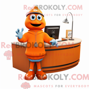 Mascotte d Avocat Orange...