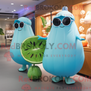 Sky Blue Melon mascotte...