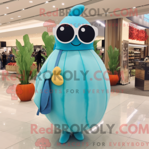 Sky Blue Melon mascotte...