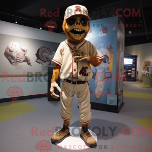 Tan Undead mascot costume...