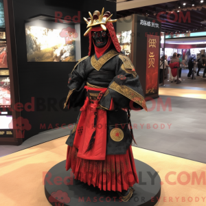 Disfraz de mascota samurai...